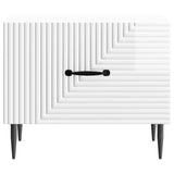 Coffee Table High Gloss White 49 x 50 x 40 cm Engineered Wood 894969
