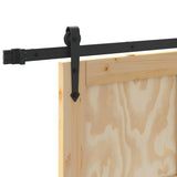 Sliding Door Manual Brown 78 x 202 cm Solid pine wood 3333806