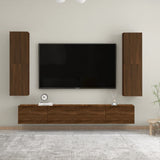 Wall-mounted TV Cabinet Brown Oak 30.5x30x110 cm 826680
