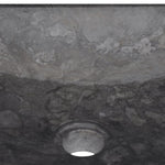 ZNTS Sink Black 40x40x10 cm Marble 149181