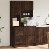 Kitchen Cabinet Brown Oak 95x50x180 cm Engineered Wood 3276538