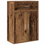 Sideboard with Drawer Old Wood 60 x 30 x 84 cm Engineered Wood 871425