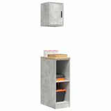 Garage Cabinets 2 pcs Concrete Grey Engineered Wood 3328263