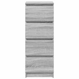 Sideboard Grey Sonoma 37.5x35x99 cm Engineered Wood 861702