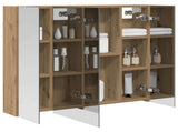 Bathroom Mirror Cabinet Artisian Oak 80 x 14.5 x 70 cm 889110