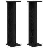 Plant Stand 2 pcs Black Oak 25 x 25.5 x 100.5 cm 899629