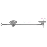 Pull Rod Hinge 439 pcs Silver Iron 864626