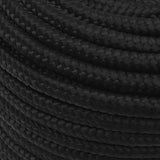 Boat Rope Full Black 12 mm 100 m Polypropylene 152513