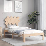 Bed Frame without Mattress 90x200 cm Solid Wood Pine 3193711