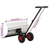 Manual Snow Shovel with Wheels 141304