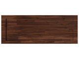 Rectangular Table Top 130 x 60 x 3.5 cm Rectangular Dark Brown 938284