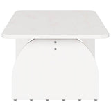 Coffee Table White 80 x 50 x 31 cm Solid pine wood 873518