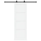 Sliding Door Set Manual White and black 78 x 232 cm 3333363
