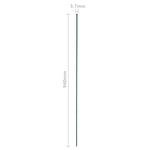 ZNTS Lower Arch Garden Fence Set 77.5x64 cm Green 146104
