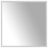 LED Bathroom Mirror Transparent 60 x 60 cm Tempered Glass 42045809