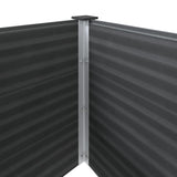 Garden Raised Bed 250x50x54 cm WPC Grey 49057