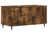 2 Piece Bathroom Cabinet Set ZWOLLE Smoked Oak Engineered Wood 3417518