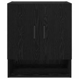 Wall-Mounted Cabinet Black Oak 60 x 31 x 70 cm Engineered Wood 879545