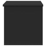 Storage Box Black 60x35x35 cm Engineered Wood 840675