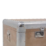 Storage Box Solid Fir Wood 91x52x40 cm Brown 246124