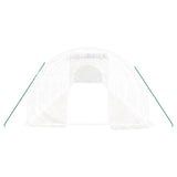 Greenhouse with Steel Frame White 48 m² 16x3x2 m 3188056