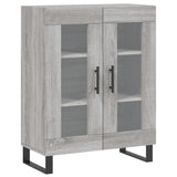 Highboard Grey Sonoma 69.5x34x180 cm Engineered Wood 3195761