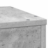 Plant Stand Concrete Grey 33x33x100 cm Engineered Wood 852954