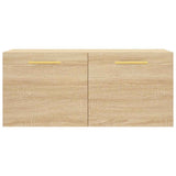 Wall Cabinet Sonoma Oak 80x36.5x35 cm Engineered Wood 830063
