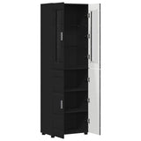 Highboard FLORIN Black 60 x 35 x 182 cm Engineered Wood 3397915