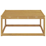 Outdoor Footstool Solid Acacia Wood White 79 x 79 x 37 cm 901530