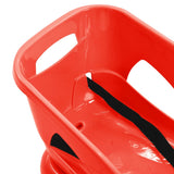 93722 Sledge with Seat Red 102,5x40x23 cm Polypropylene