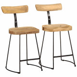 Bar Stools 2 pcs 49x43x79 cm Solid Wood Mango 4013523