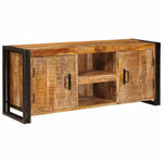 TV Cabinet Brown 120 x 30 x 50 cm Solid rough mango wood 4104751