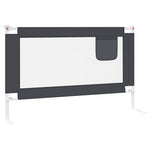 Toddler Safety Bed Rail Dark Grey 120x25 cm Fabric 10227