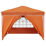 Pop-up Party Tent 288 x 288 x 245 cm Orange Oxford Fabric 42019778