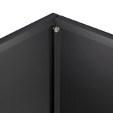 Garden Planter 2 pcs Black 40 x 30 x 40 cm Cold-rolled Steel 8005471