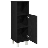 Bathroom Cabinet Black Oak 30 x 30 x 95 cm Engineered Wood 862512