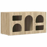 TV Cabinet Sonoma Oak 80 x 35 x 40 cm Engineered Wood 891276