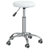 Office Swivel Chair White Faux Leather 333151