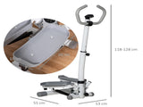 Adjustable Twist Stepper Aerobic Ab Exercise Fitness Workout Machine w/ LCD Screen, Height Adjust T3398P376851