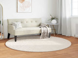 Area Rugs Round SIROLO Cream 160 CM Polyester 42022737
