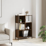 Bookcase Brown Oak 72x28x109 cm Engineered Wood 838887