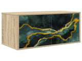 Wall-mounted TV Cabinet WIJHE 69 x 33 x 40 cm Sonoma Oak 8007119