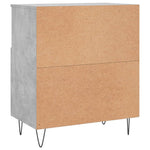 Sideboards 2 pcs Concrete Grey Engineered Wood 3190129