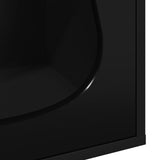 Cat House Black 42.5 x 40 x 53.5 cm Engineered Wood 8000690