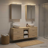 Bathroom Cabinet Set 5 pcs Sonoma Oak Engineered Wood 3406673