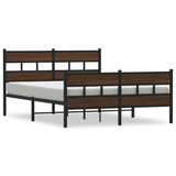 Bed Frame without Mattress with Headboard and Footboard 137x190 cm 4017168