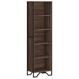 Bookcase Brown Oak 50x31x169 cm Engineered Wood 848618