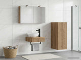 Bathroom Cabinet Set 4 pcs Artisan Oak Engineered Wood 3407366