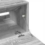 Sink Cabinet Grey Sonoma 40x37x59 cm Engineered Wood 848106